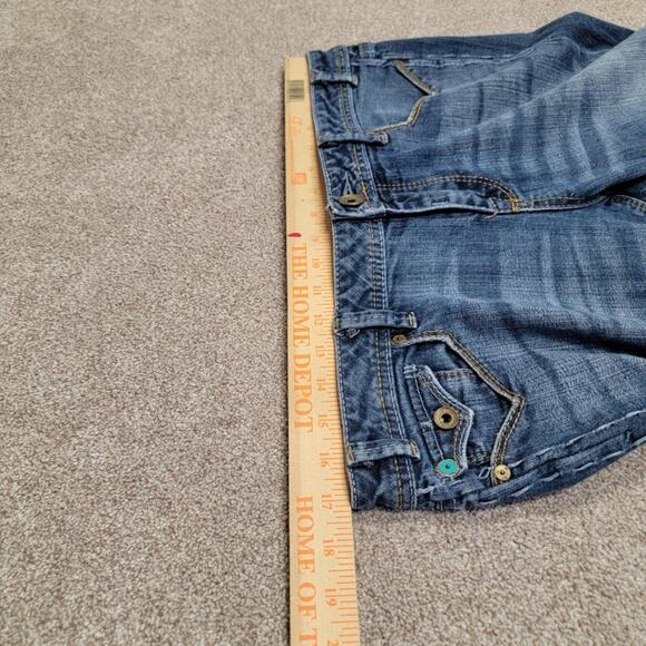 Y2K vintage distressed casual stylish rugged MEK dnm Naxos bootcut jeans 31x34 - Picture 13 of 13